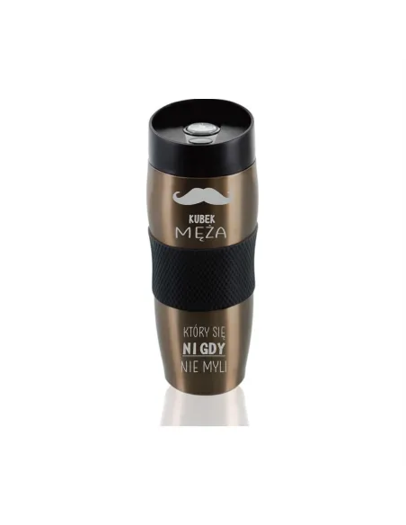 Kubek Termiczny Prezent Męża Grawerem Napis z Grawerem