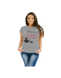 Koszulka z Nadrukiem – Odlotowa Teściowa Personalizowany