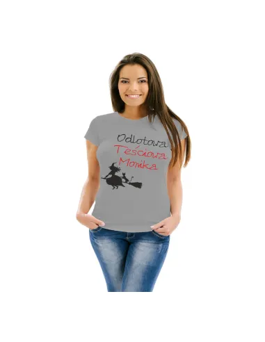 Koszulka z Nadrukiem – Odlotowa Teściowa Personalizowany