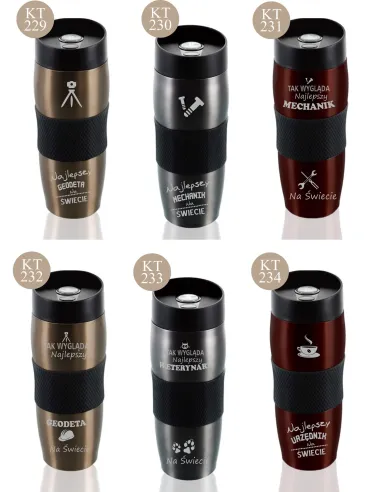 Kubek Termiczny Personalizowany Termos Imieniem z Grawerem