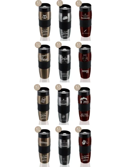 Kubek Termiczny Personalizowany Termos Imieniem z Grawerem