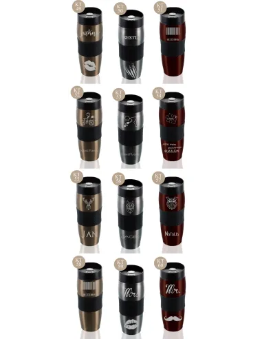 Kubek Termiczny Walentynki dla Dziewczyny Prezent z Grawerem