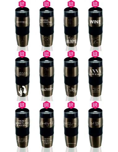 Kubek Termiczny z Grawerem dla Par Mąż Żona na Prezent