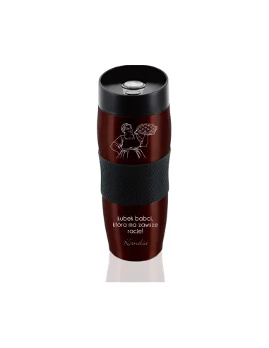 Kubek Termiczny z Grawerem Prezent dla Babci na Prezent