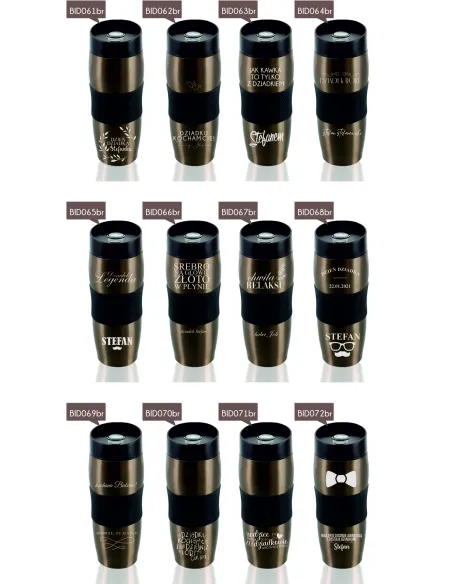 Kubek Termiczny z Grawerem na Prezent Siłownię Dedykacja