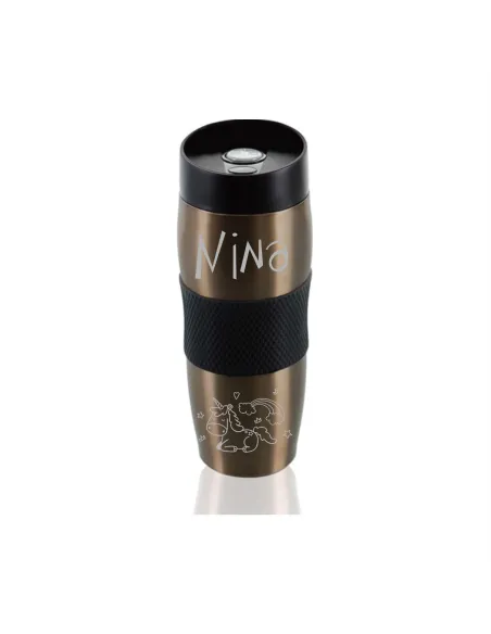 Kubek Termiczny Imieniem Twój Napis Jednorożec z Grawerem