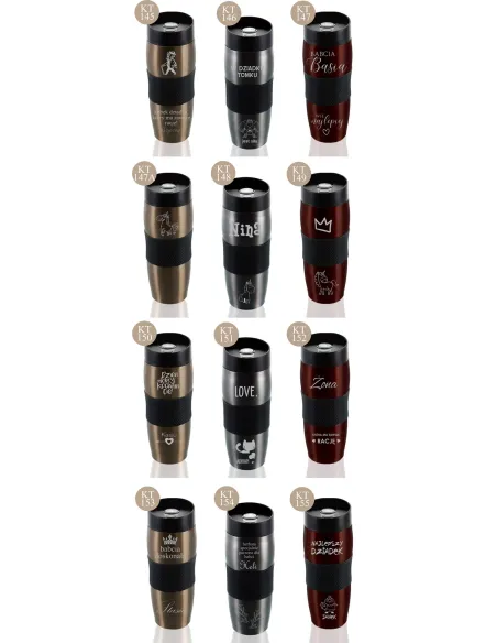 Kubek Termiczny z Grawerem na Prezent Siłownię Dedykacja