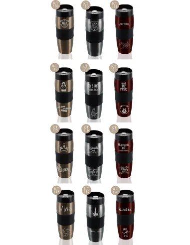 Kubek Termiczny z Grawerem Prezent dla Babci na Prezent