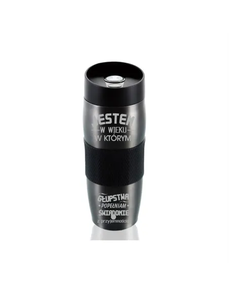 Kubek Termiczny Termos Kawy Herbaty Grawerem z Grawerem