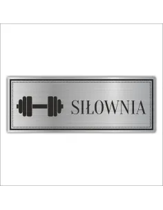 Tabliczka Grawerowana Siłownia Szatnia Boisko z Grawerem