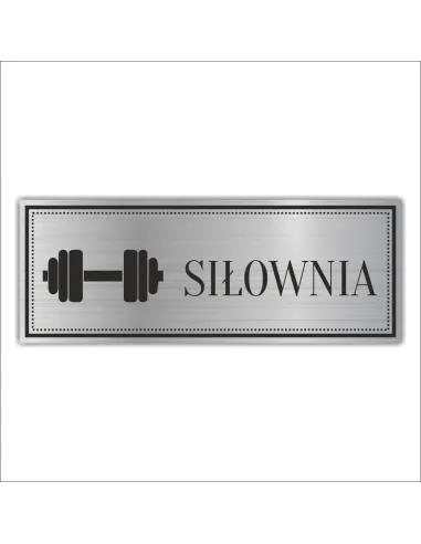 Tabliczka Grawerowana Siłownia Szatnia Boisko z Grawerem