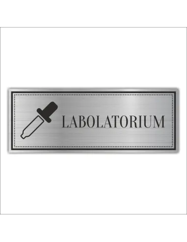 Tabliczka – Grawerowana Piktogram Laboratorium Medyk