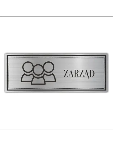Tabliczka Piktogram Grawerowana Zarząd Spółka z Grawerem