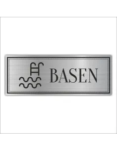 Tabliczka Personalizowany z Grawerem Grawerowana Basen