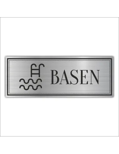 Tabliczka Personalizowany z Grawerem Grawerowana Basen