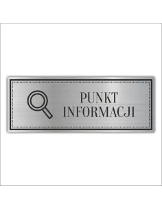Tabliczka Personalizowany z Grawerem Grawerowana Punkt