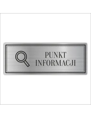 Tabliczka Personalizowany z Grawerem Grawerowana Punkt