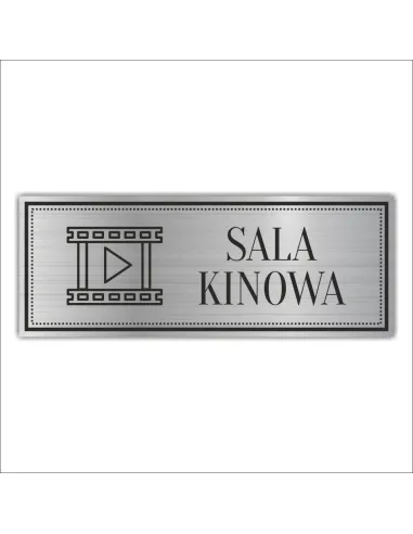 Tabliczka Grawerowana Sala Kinowa Projekcja Personalizowany