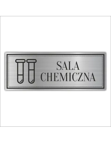Tabliczka Grawerowana Sala Chemiczna Szkolna Personalizowany