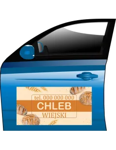 Reklama Magnetyczna – Twój Napis Wiejski Chleb Tanio