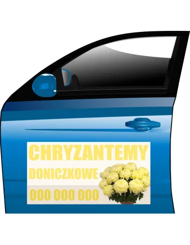 Reklama Magnetyczna Magnesy Reklama Magnetyczna Chryzantemy