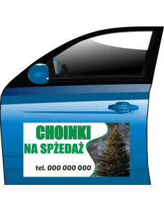 Billboard Choinki Magnes Sprzedaż – Choinek 30x60 cm
