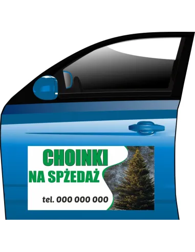 Billboard Choinki Magnes Sprzedaż – Choinek 30x60 cm