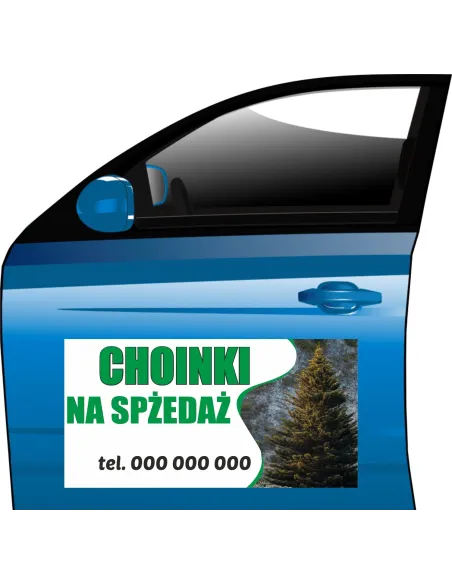 Billboard Choinki Magnes Sprzedaż – Choinek 30x60 cm