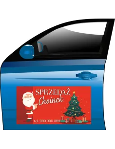 Magnes Reklamowy Twój Napis 40x60 cm – Choinki 40x60 cm