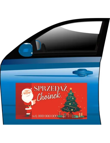 Magnes Reklamowy Twój Napis 40x60 cm – Choinki 40x60 cm