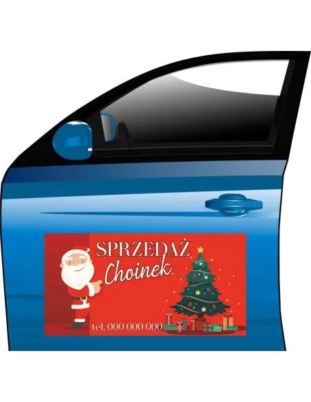 Magnes Reklamowy Twój Napis 40x60 cm – Choinki 40x60 cm