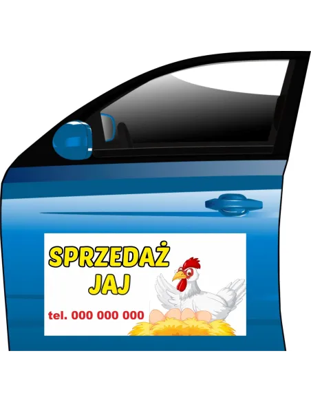 Magnes Afisz Sprzedaż Jaj Personalizowany z Nadrukiem