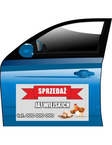 Magnes Reklamowy Szyld Jajka Personalizowany z Nadrukiem