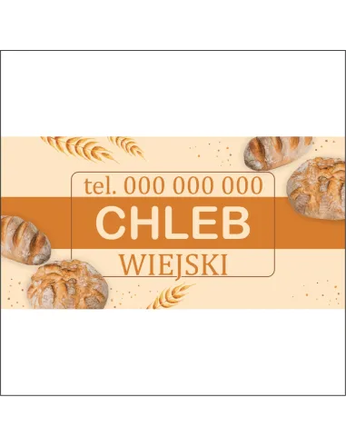 Banery Twój Napis Chleb – Wiejski Dużo Wzorów Tanio