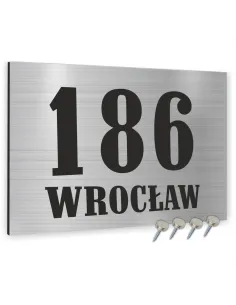 Tabliczka 30x20 Adresowa Numer Domu Nazwa Ulicy Dibond