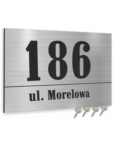 Tablica Aluminiowa Adresowa Tabliczka Numer Domu 30x40