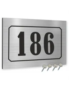 Tablica Adresowa Numerem Domu Dibond 20x30 cm z Nadrukiem