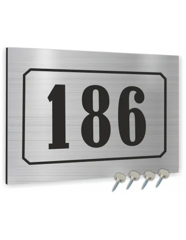 Tablica Adresowa Numerem Domu Dibond 20x30 cm z Nadrukiem