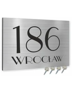 Tablica Adresowa Metal Numer Domu Posesji Dibond 20x30