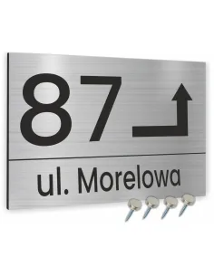 Tablica Adresowa Metal Numer Domu Posesji 20x30 Dibond