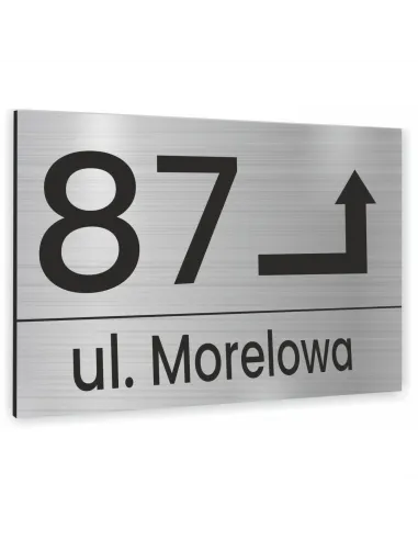 Tablica Adresowa Metal Numer Domu Posesji 20x30 Dibond