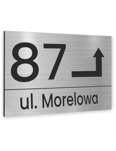 Tablica Adresowa Metal Numer Domu Posesji 20x30 Dibond