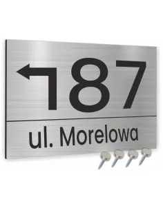 Tabliczka Tablica Adresowa Numer Domu Strzałka 20x30cm