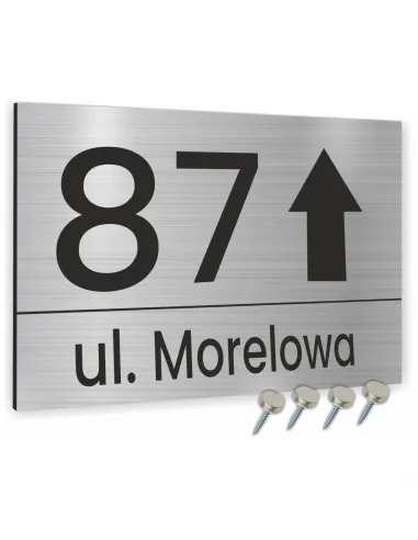 Tabliczka 20x30cm Adresowa Twoim Adresem Strzałka Numer