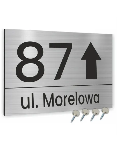 Tabliczka 20x30cm Adresowa Twoim Adresem Strzałka Numer