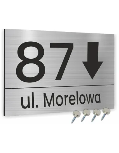 Tabliczka Tablica Adresowa Aluminiowa Kierunkowa 20x30cm