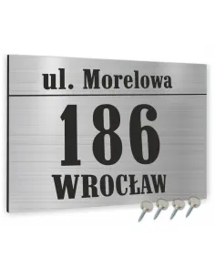 Tabliczka Adresowa Aluminiowa Tablica Numer Domu 30x40 cm