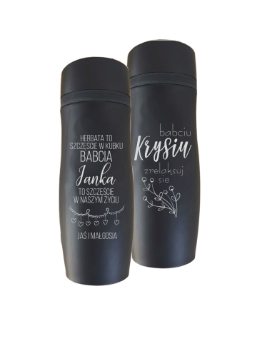 Kubek Termiczny – Grawerem Prezent Dzień Babci Dziadka