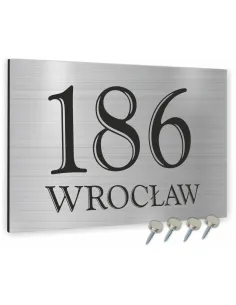 Tabliczka Adresowa Aluminiowa Tablica Numer z Projektem