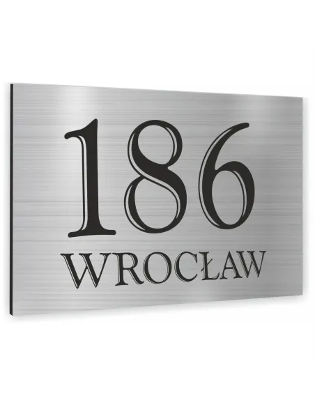 Tabliczka Adresowa Aluminiowa Tablica Numer z Projektem